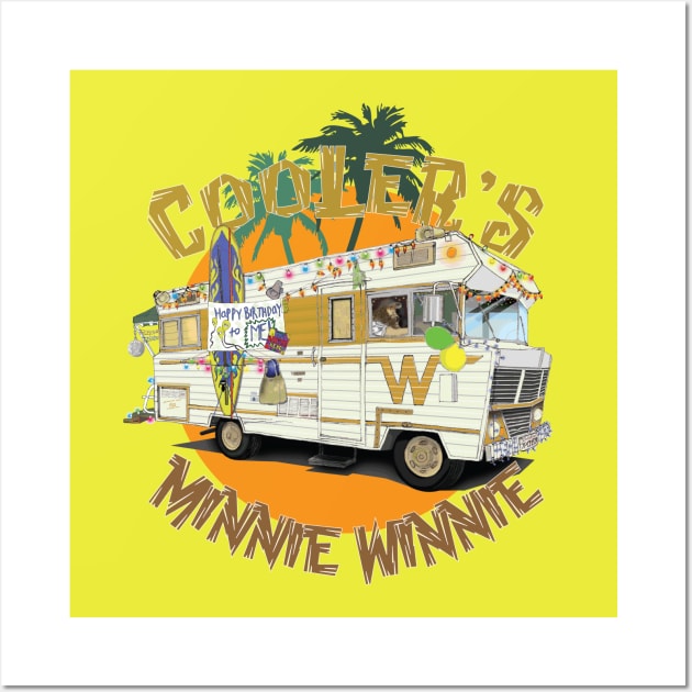 Flaked, Cooler, Minnie Winnie, Winnebago, Netflix, Wall Art by ThinkMossGraphics